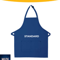 Royal Blue Standard size apron - Life Has Just Begun