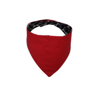 Reverse of paws and bones dog bandana - Life Has Just Begun