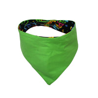 Reverse of birthday celebration dog bandana - Life Has Just Begun