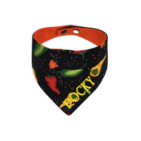 Personalized Cinco De Mayo chili pepper reversible dog bandana - Life Has Just Begun