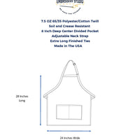 Apron Specifications - Life Has Just Begunb