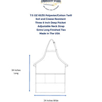 Butcher apron specifications - Life Has Just Begun