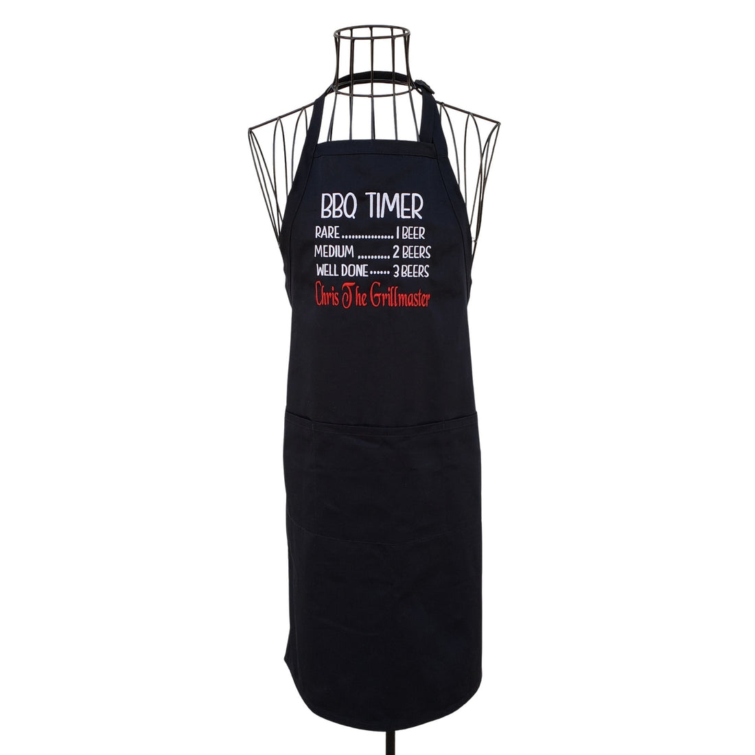Funny Personalized BBQ apron  - Life Has Just Begun