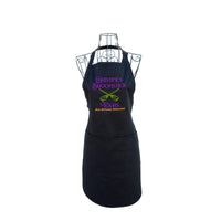 Halloween Broomstick Tours embroidered apron for women. - Life Has Just Begun