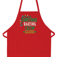 Custom Child Christmas Baking Crew embroidered apron - Life Has Just Begun