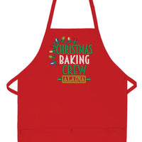 Custom Child Christmas Baking Crew embroidered apron - Life Has Just Begun