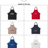 Apron Color Choices - Life Has Just Begun