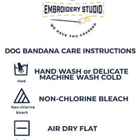 Dog Bandana Care Instructions - Life Has Just Begun