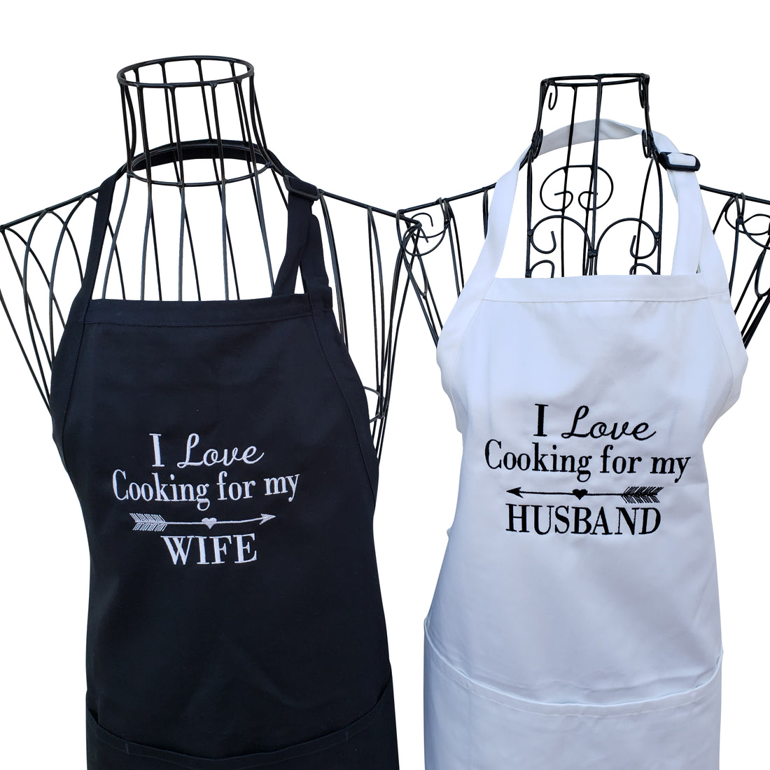 Couples apron set - Life Has Just Begun