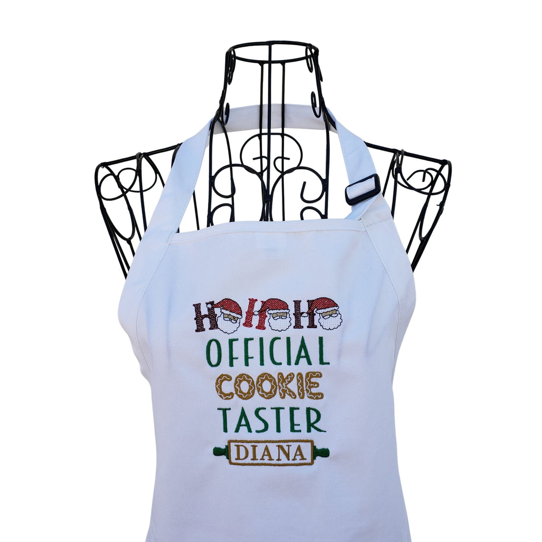 Personalized Official Cookie Taster embroidered apron - Life Has Just Begun