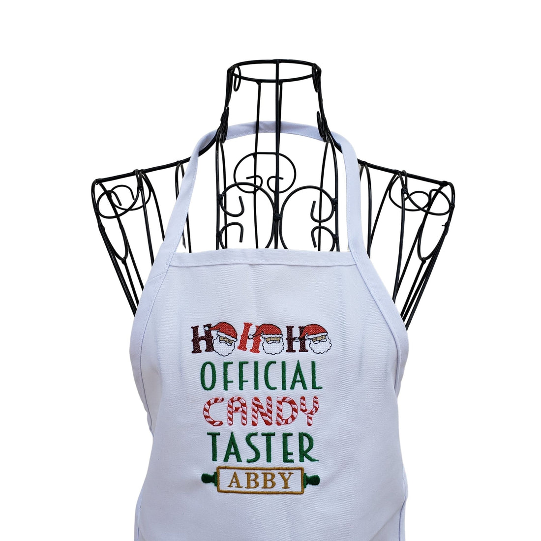 Custom Official Candy Taster embroidered apron - Life Has Just Begun