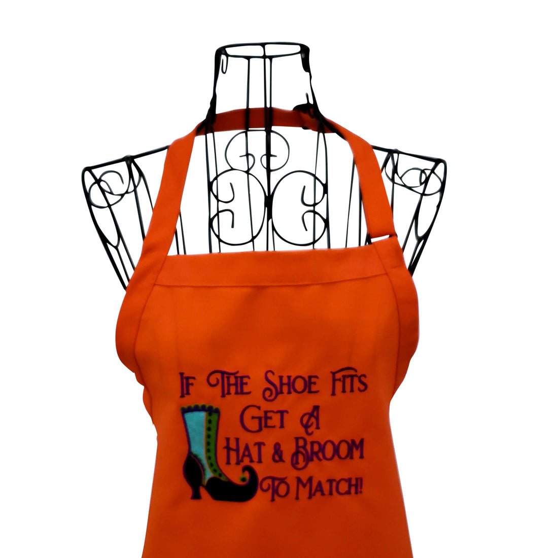 Funny Embroidered Halloween Apron - Life Has Just Begun