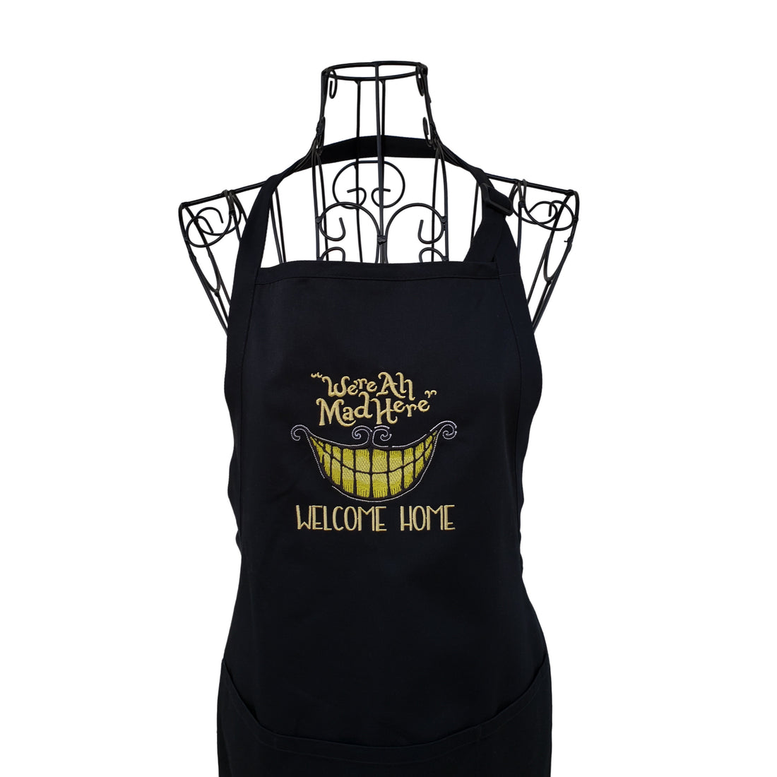 Funny Black Halloween apron - Life Has Just Begun