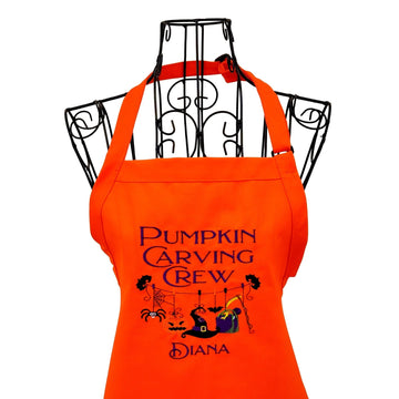 Personalized Halloween Embroidered Apron - Life Has Just Begun