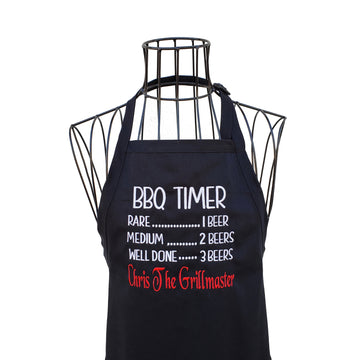 Funny Personalized Grill master apron - Life Has Just Begun