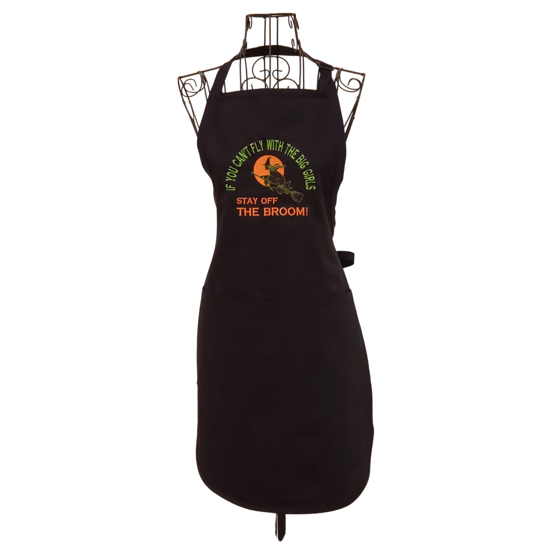 Funny Halloween Embroidered Apron - Life Has Just Begun