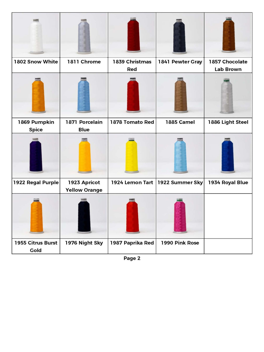 Personalized aprons for women thread chart - Life Has Just Begun