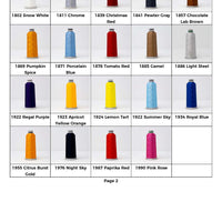 Personalized aprons for women thread chart - Life Has Just Begun