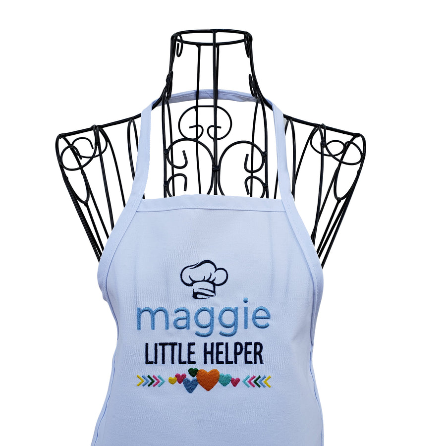 Personalized Child Little Helper apron - Life Has Just Begun