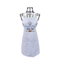 Custom Mommy and Me embroidered aprons - Life Has Just Begun 