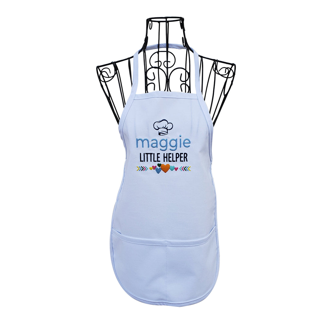 Customized Child embroidered baking apron - Life Has Just Begun